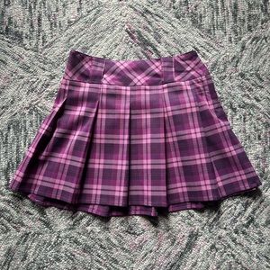Wild Fable Purple Plaid Miniskirt